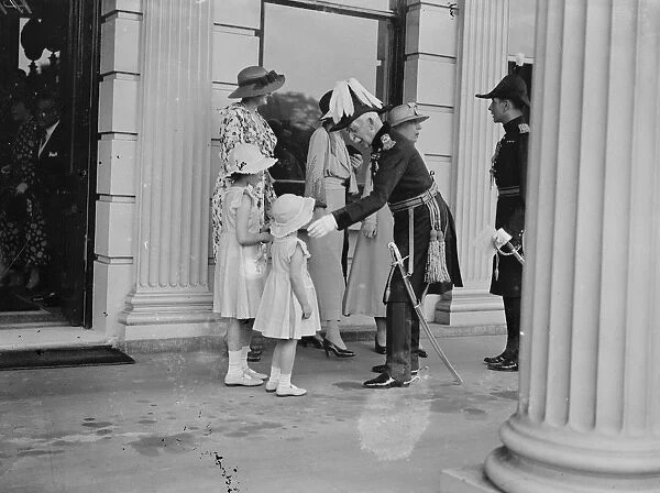 The Duke of Connaught inspects the Yeomen of the Kings Bodyguard, the celebration