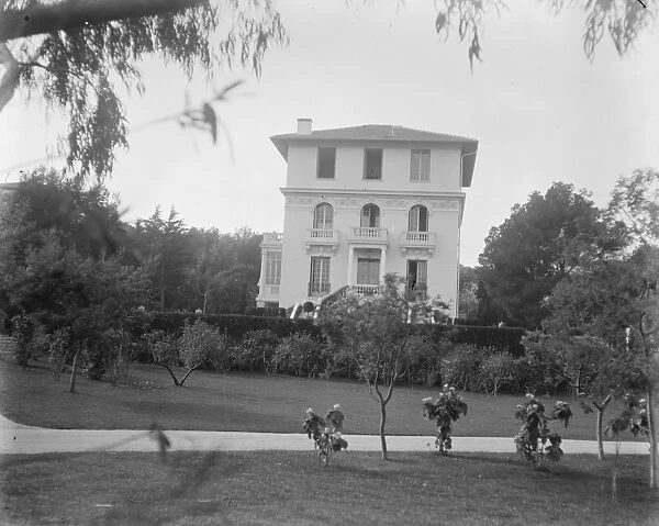 Duke of Connaughts Villa at Cap Ferrat in southeastern France 1923