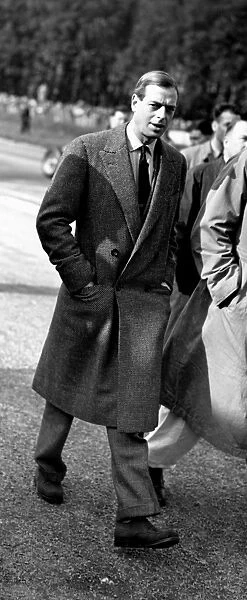 The Duke of Kent at Donington. October 22nd 1938