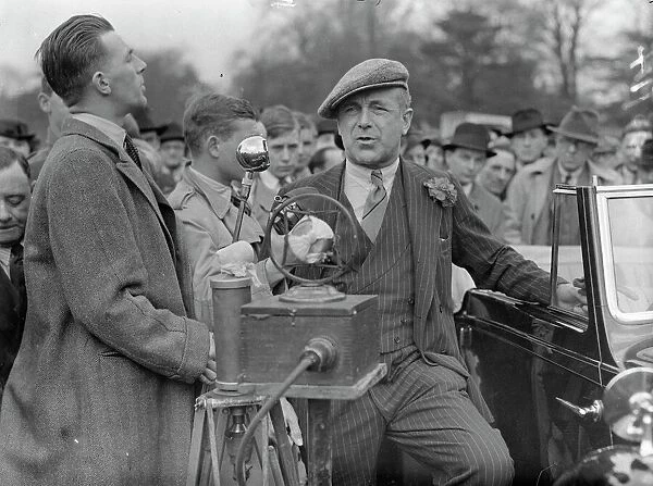 Earl Howe opens new Crystal Palace road racing track. Earl Howe, the president of