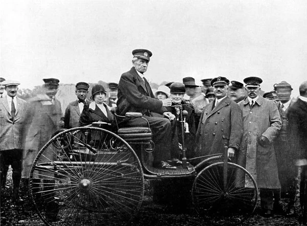 Eighty-one-year-old Karl Benz participating in the Automobil-Korso at Munich in 1925