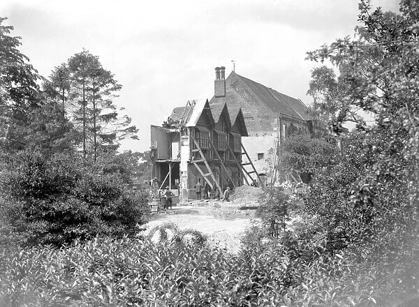 Eltham Place as rebuilding takes place. 1934
