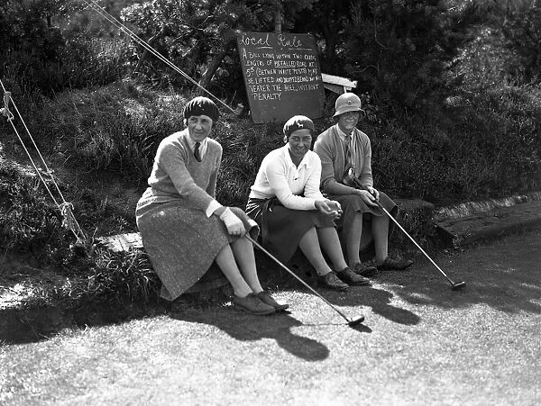 English Ladies Close Golf Championship at the Royal Ashdown Forest Golf Club. The Hon Mrs Mason
