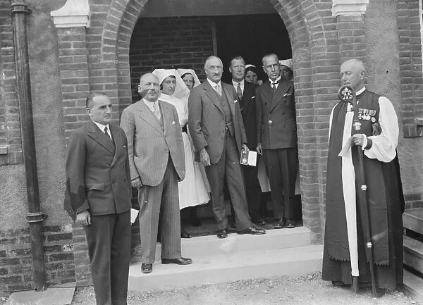 Erith and District Cottage Hospital opening. 1935