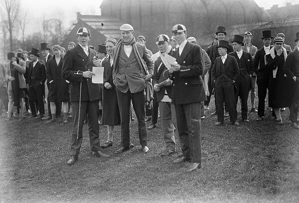 Eton College sports. E H Armitage, the starter and captain of the boats, etc