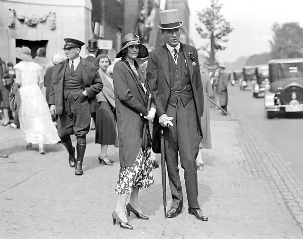 Eton V Harrow at Lord s. Lord and Lady Irwin. 1931