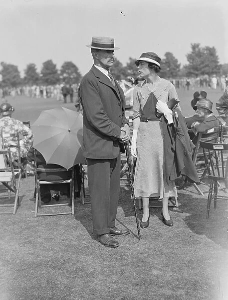 Eton versus Winchester Sir F Hervey Bathurst and Miss Pamela Keys 30 June 1933