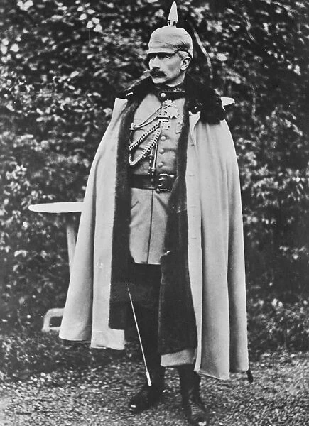 The Ex Kaiser Wilhelm II - abdicated along with his son in November 1918 date
