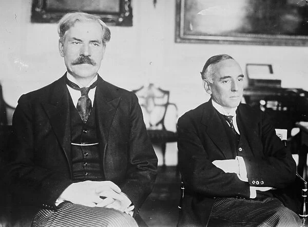 The ex Prime Minister in Berlin. Mr Ramsay MacDonald and Lord Arnold photographed