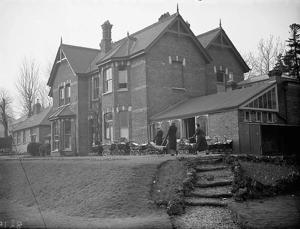 The exterior of Erith Maternity Hospital, Kent. 1938