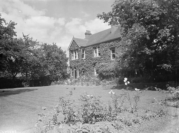 An exterior view of 41 Christchurch Road in Sidcup, Kent. 1939