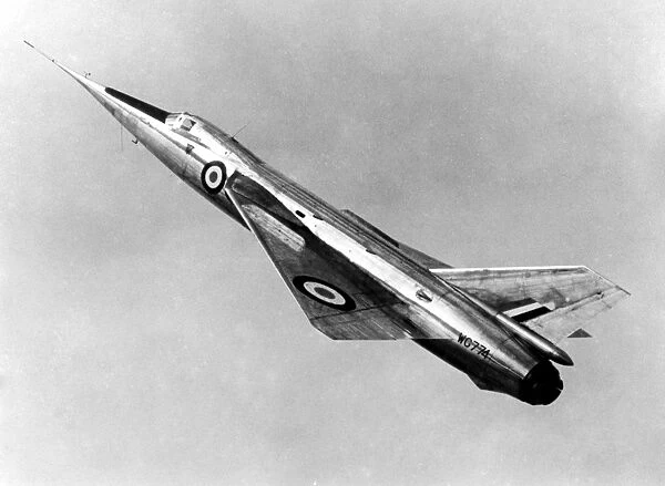 The Fairey Delta II which shattered the world air speed record by reaching 1, 132