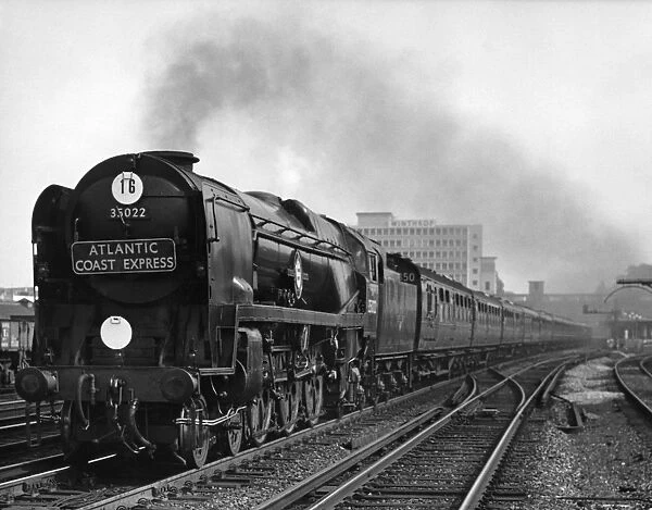 The famous Atlantic Coast Express which runs daily from Waterloo as far as Padstow