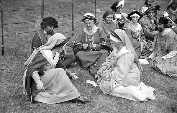 Farningham Pagent Play. A game of cards. 1934