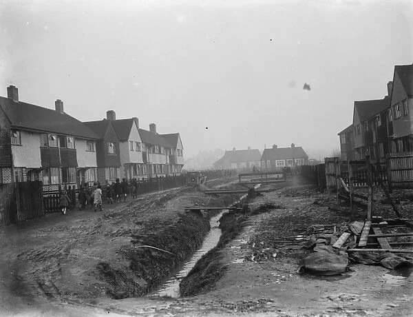 Fen Grove road in Sidcup, Kent. 1937