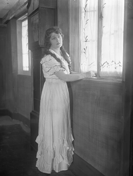 Filming Ibsen s, Pillars of Society. Miss Pam Neville as Betty. 1920