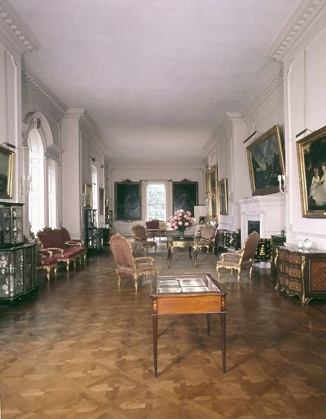Firle Place in East Sussex - the long gallery ?TopFoto