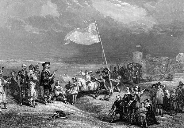 The First Civil War (1642-6) - Raising the Royal Standard at Nottingham (22 August