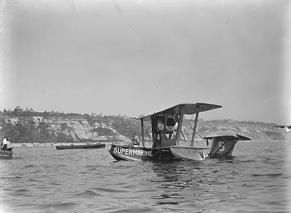 First International Seaplane Race at Bournemouth Squadron Commander B D Hobbs Ds O