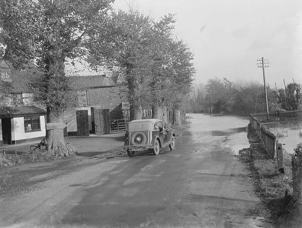 A flood in Beltring, Kent. 1936