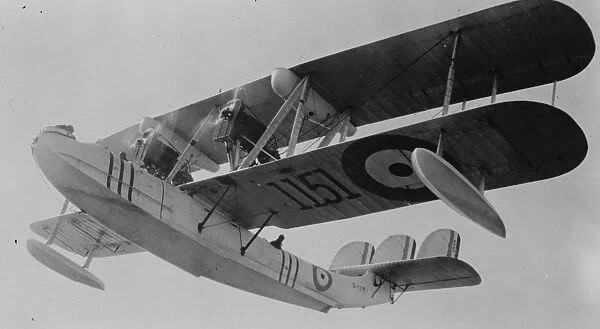 Flying boat. Ex Kings flight from his capital. The Vickers Victoria about to