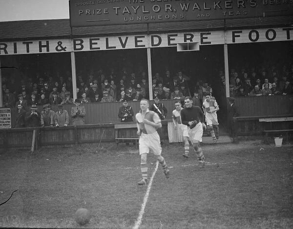 Football match; Erith and Belvedere Football Club versus Leytonstone Football Club