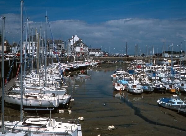 France Brittany Le Croisic The port of Le Croisic on the Atlantic coast of Brittany