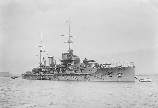 The French Battleship Bretagne Which has been given orders to steam from Toulon