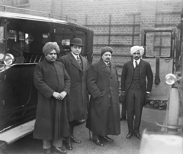 Funeral of the Maharajah of Cooch - Behar at the Golders Green Crematorium, the