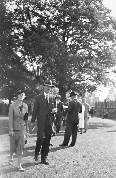 At Gatwick Mrs James Rank and Mr Clayton 9 September 1933