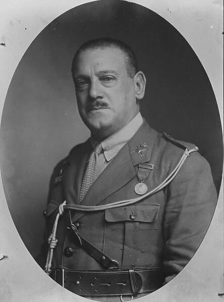 General Don Severiano Martinez Anido, Spanish Minister of the Interior. 1929