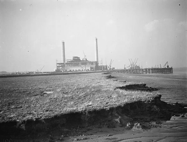 A general view Dartford Power Station, Kent. 1938