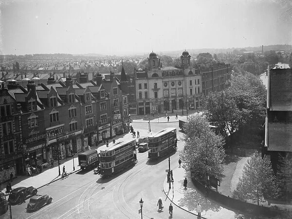 A general view of Ladywell in Lewisham, London. 1939