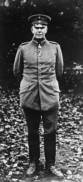 General Von Lossberg Reichswehr General who has been given full powers in the military