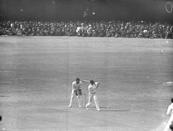 Gentlemen versus Players at The Oval. The Hon C Bruce batting. 29 June 1921