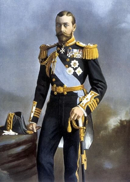 George V 1865-1936 King of Great Britain from 1910 when he succeeded his father Edward VII