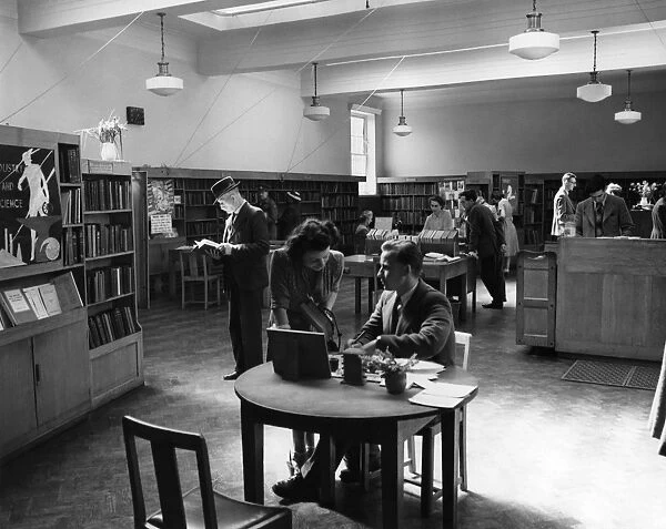 Gillingham Library in Kent 4th July 1949