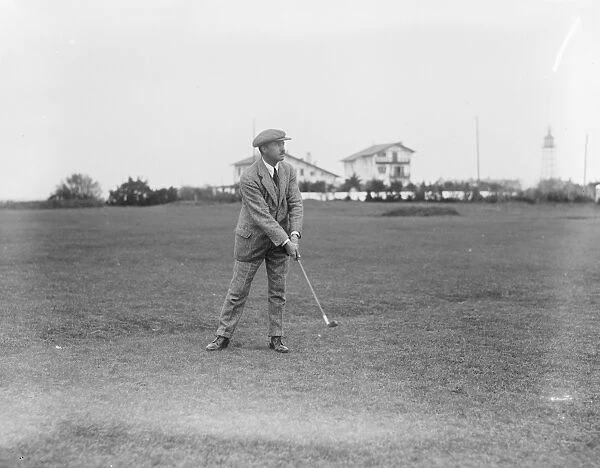 Golf at Biarritz Golf Club in France Sir alexander Napier 30 March 1921