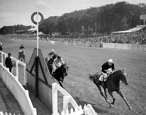 Goodwood Sussex England Faroe winning the Sussex Stakes 27 July 1938