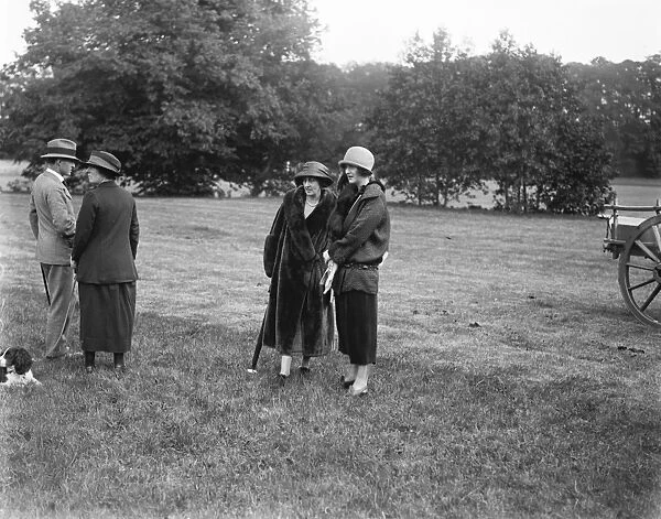 Goodwood Week Polo at Cowdray Park, Sussex The Hon Mrs harold Pearson ( left )