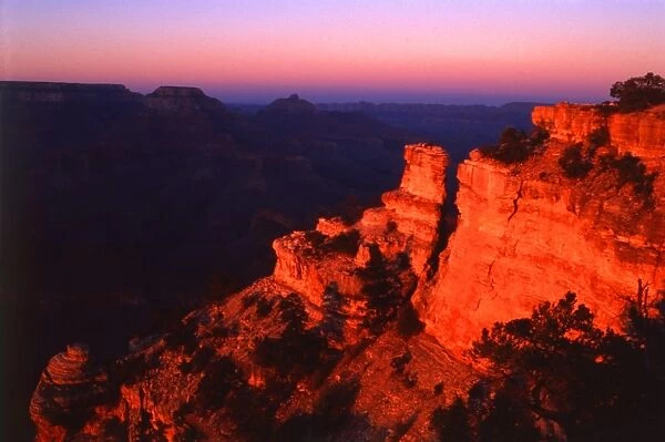 The Grand Canyon at sunset - United States of America