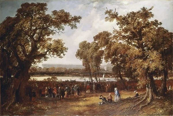 The Great Exhibition by T. Colman Dibden - 1851 Crystal Palace in Hyde Park, 1851 Crowds
