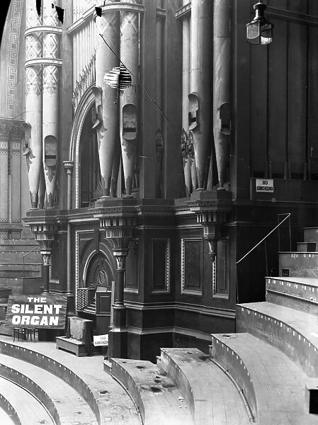 The great organ at Alexandra Palace. An appeal for funds is being made for its restoration