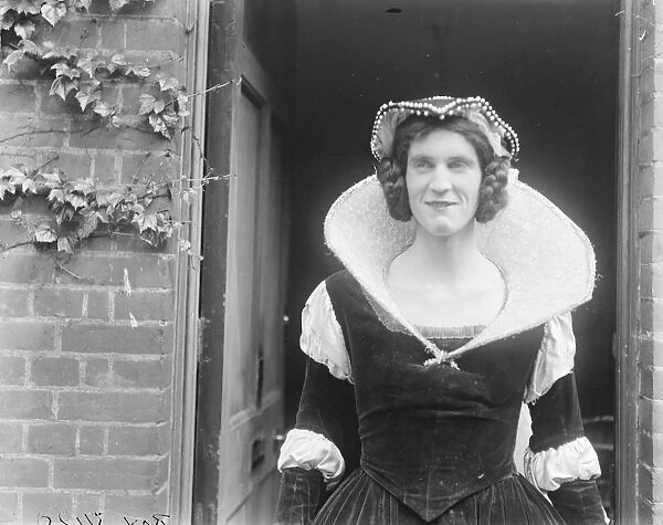 Harrow school speech day celebrations. Lord Weymouth as Olivia in Twelfth Night