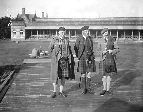 At the Highland Gathering at Inverness, Scotland; Mrs Macdonald, Mr Archibald Campbell