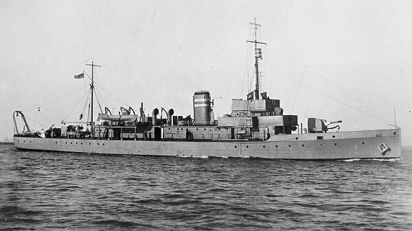 HMS Badminton. 1 March 1927