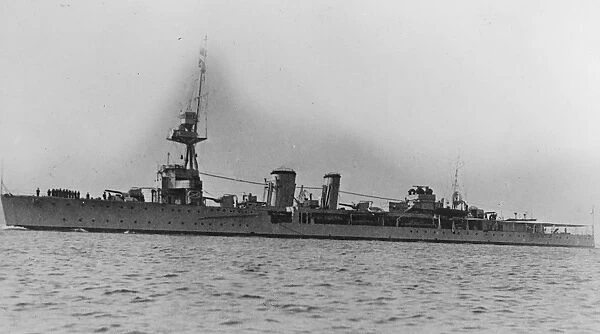 HMS Caradoc a C-class light cruiser 18 December 1926