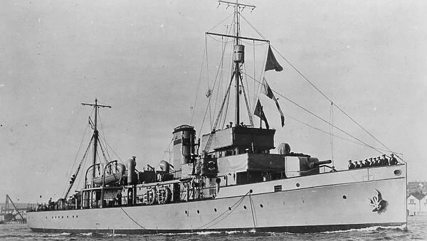 HMS Newark. 1 March 1927