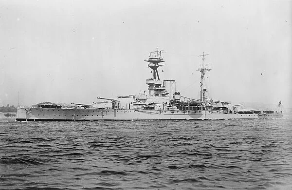 HMS Resolution. 10 January 1924