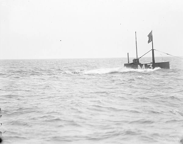 HMS Submarine No 3 Splash on the conning tower 30 March 1920